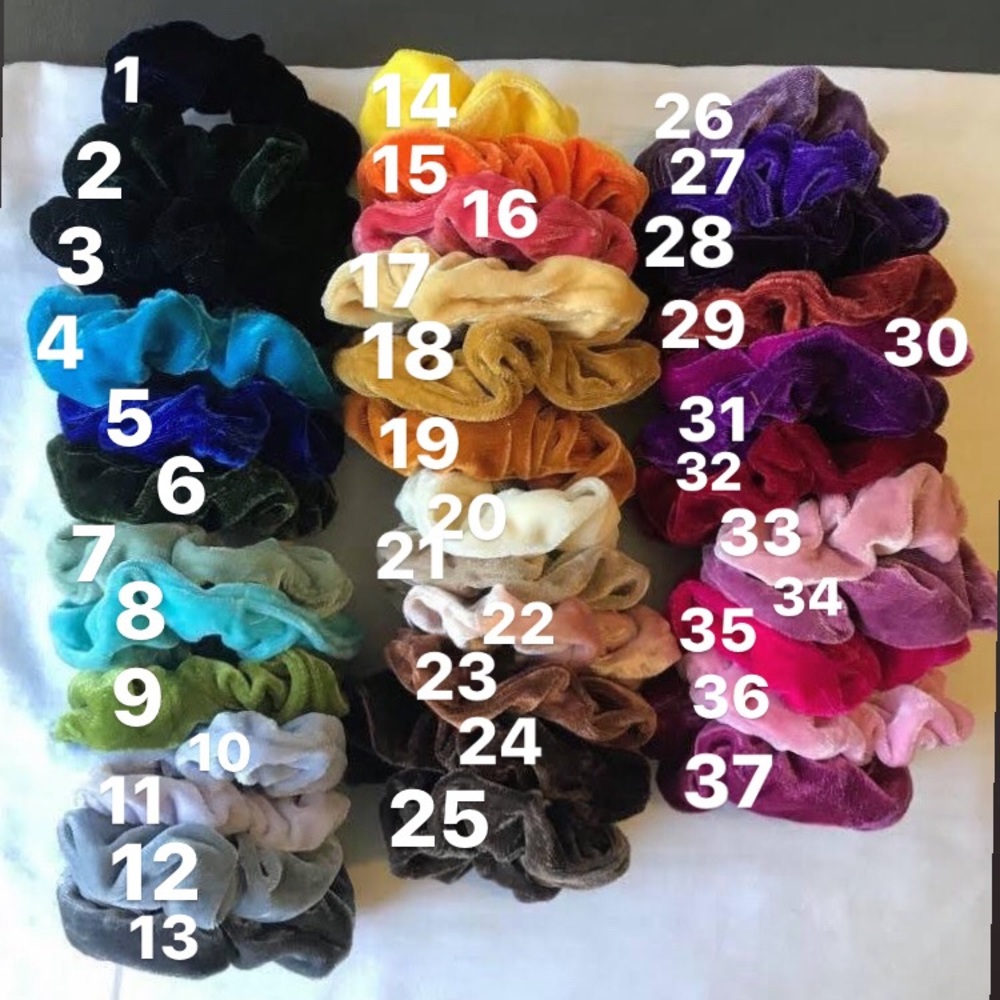 ONLY $1 - Velvet Scrunchies (5/$5) - mix n’ match
